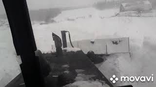 Дт 75 снег,много снега!