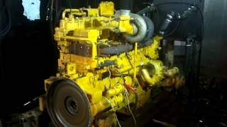 Обкатка двигателя Komatsu SA6D140E-2