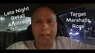 Late Night Retail Arbitrage For Amazon FBA at Target Marshall's and Ross