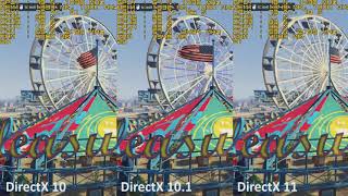 GTA V DirectX 10 vs. DirectX 10.1 vs. DirectX 11 on AMD Radeon R5 520 / R5 M430 / R5 M330 2GB