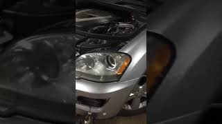 Замена левого габарита Mercedes ML350 W164 2008года