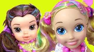 #Барби Красим Волосы Кукле в Разные Цвета! Barbie Coloring Dolls Hair Видео для Детей #Принцессы