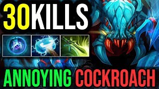 WTF IS THIS COCKROACH 30KILLS [Weaver] Someone Kill This Creature Please 7.18 | Dota 2 Highlights