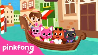 Bus Turístico en Italia | ¡Vamos a Italia! | Autobuses | Pinkfong Canciones Infantiles