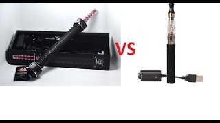 Сравниваем Электронный Кальян eGo-T VS Starbuzz E-Hose
