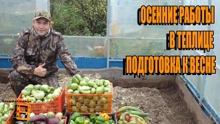 ОСЕННИЕ РАБОТЫ В ТЕПЛИЦЕ, ПОДГОТОВКА К ВЕСНЕ. ПОСЛЕДНИЙ УРОЖАЙ. САД (ОГОРОД) И ТЕПЛИЦА