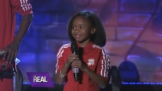Kayliyah Weems Performs Kicking With Her Dad