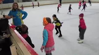 ТЕСТИРОВАНИЕ по фигурному катанию 1 й год обучения Льдинка Одесса  \ Vlog on ice rink