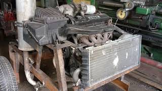Constructie spargator de lemne cu motor diezel | building wood splitter with diesel motor.