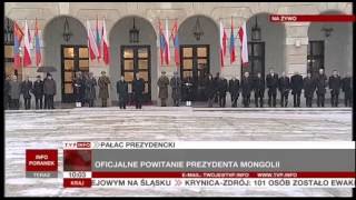 President of Mongolia Tsakhiagiin Elbegdorj's official visit to Poland 2013