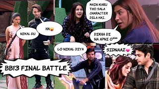 #BIGGBOSS13 #BATTLE FOR #FINALE #PARAS SAHI YA GALAT  #SIDNAAZ WITH #MANUPUNJABI