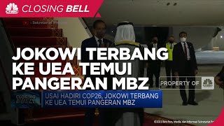 Usai Hadiri COP26, Jokowi Terbang ke UEA Temui Pangeran MBZ