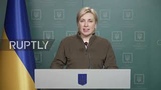 Ukraine: Deputy PM Vereshchuk announces new humanitarian corridors open