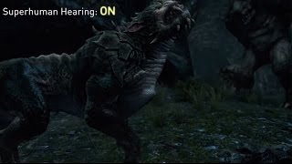 Superhuman Hearing: Shadow of Mordor Example