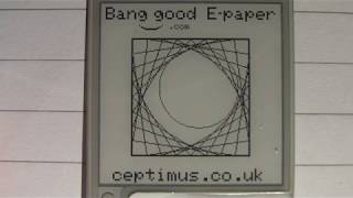 E-paper display module with Arduino