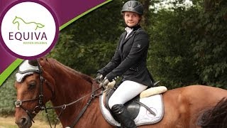 Luisa auf den Rheinischen Meisterschaften 2014 (Junioren-Tour Springen)
