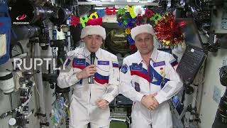 ISS: Roscosmos cosmonauts wish earthlings Happy New Year