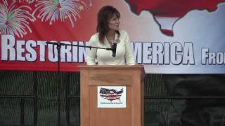 Sarah Palin at Restoring America in Indianola