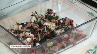 Салат из осьминога - RUS