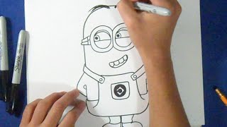 Cómo dibujar un Minion Fácil