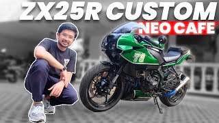 KAWASAKI ZX25R PERTAMA DI INDONESIA CUSTOM NEO CAFE RACER!