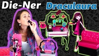 Обзор на Die-Ner & Draculaura Playset Monster High (Ресторан Дракулауры Школа Монстров) Y7719