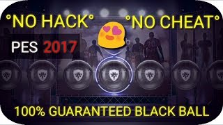 How to get BLACK BALL 100% Guaranteed in PES 2017 Football MOBILE | NO HACK | NO CHEAT | HD GAMEPLAY