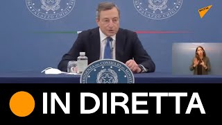 #PNRR, conferenza stampa del Presidente #Draghi con i Ministri #Messa e #Bianchi