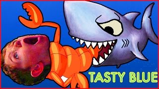Хищняя рыбка Tasty Blue - Мультик-игра для детей про рыбку, дельфинчика, акулу 11