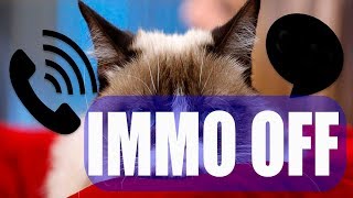 Звонить или писать для отключения иммобилайзера?