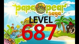 Papa Pear Saga Level 687 NO BOOSTERS