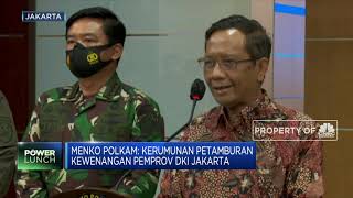 Mahfud MD: Kerumunan Petamburan Kewenangan Pemprov DKI Jakarta