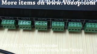 DMX 512 Decoder Controller DMX512 24 Channel Decoder