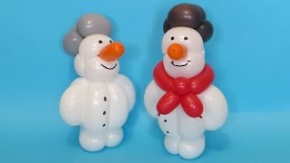 Снеговик из шарика / One balloon Snowman (Subtitles)