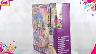 Polly Pocket Игровой набор Вечеринка у бассейна W6221) Кувырки и плавание