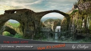 Lost city / Затерянный город  - Tutorial Photoshop by BATKYA