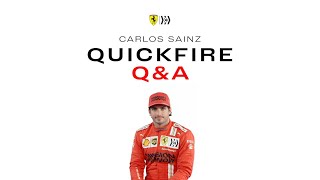 Quickfire Q&A - Carlos Sainz