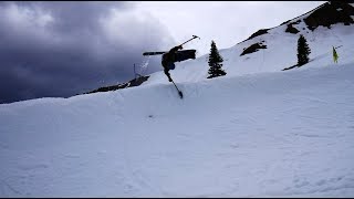 Jay raw  Squaw 5/12/2018 Adaptive Skiing  || Huge Jumps!
