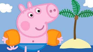 Peppa Pig Português Brasil | George na Praia | HD | Desenhos Animados