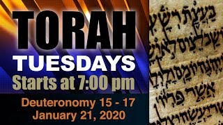 Tuesday Night Torah Class with Jerry: Deuteronomy 15 - 17