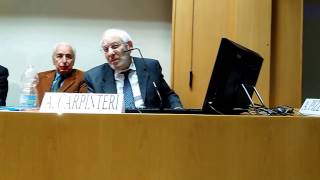 Alberto Carpinteri all'Enea Roma 19 dic 2016 Prevedere i sismi costi e tempi