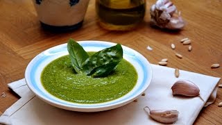 Cómo hacer Salsa Pesto Casera fácil y rápida - Recetas de Salsas