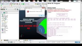 POWERMILL 2016 ERROR - BROKEN CONNECTION -