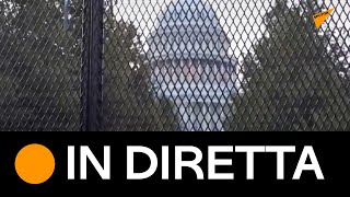 Washington: una recinzione temporanea viene installata intorno al Campidoglio in vista di proteste