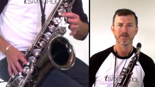 Moondance how to play on tenor saxophone - free lesson from McGill Music Sax School