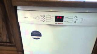 Bosch Exxcel dishwasher fixed and start of cleaning cycle