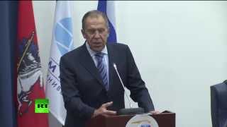Сергей Лавров выступает в МГИМО (ПРЯМАЯ ТРАНСЛЯЦИЯ)