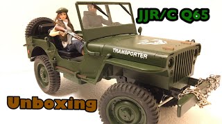JJRC Q65 1:10 scale Willys Jeep unboxing and Full review and quick test run