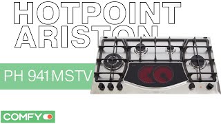 Hotpoint-Ariston PH 941MSTV GHHA - варочная поверхность с турбо-конфоркой-Видеодемонстрация от Comfy
