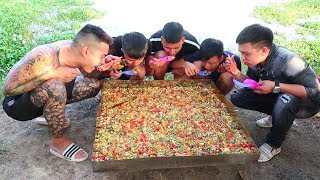 Hữu Bộ | Làm Khay Cơm Rang Thập Cẩm Khổng Lồ To Nhất Việt Nam